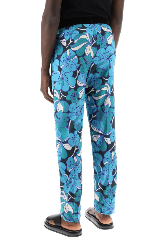 Tom Ford pajama pants in floral silk