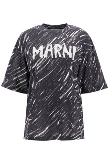  Marni "abstract pattern logo t-shirt with