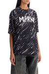 Marni "abstract pattern logo t-shirt with