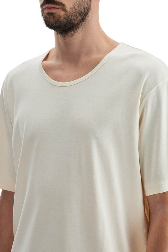 Lemaire t-shirt with wide round neck