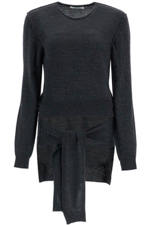  Lemaire knit sweater with tieable