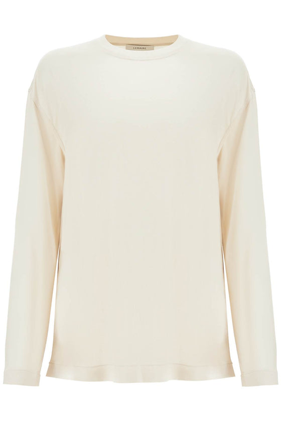 Lemaire long-sleeved silk t-shirt for