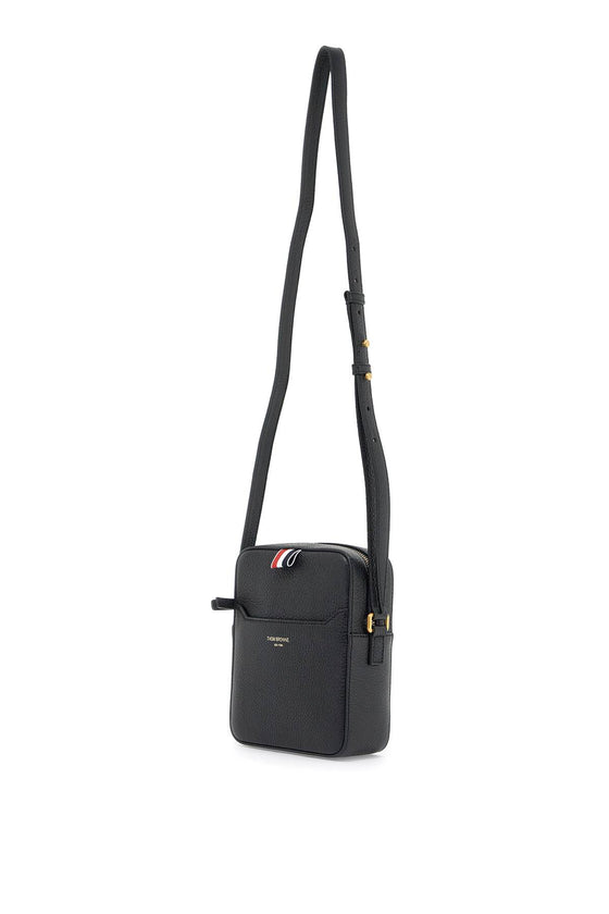 Thom Browne pebble grain leather vertical camera bag