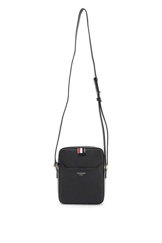 Thom Browne pebble grain leather vertical camera bag