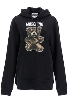  moschino teddy bear hooded sweat