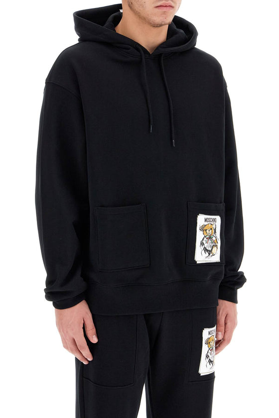 Moschino hooded teddy bear sweatshirt