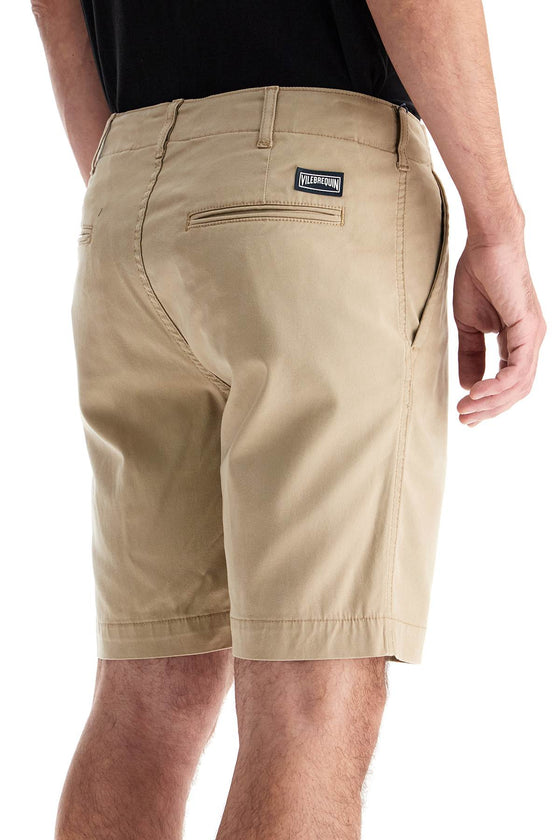 Vilebrequin ponche shorts in tencel gabardine