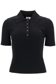  Courreges short-sleeved ribbed polo