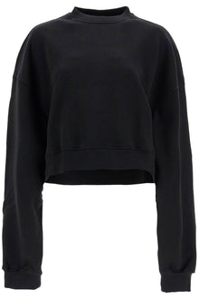  Wardrobe.Nyc 'cropped sweatshirt with puffed sleeves