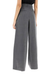 Wardrobe.Nyc wide leg flannel trousers for men or