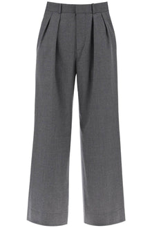  Wardrobe.Nyc wide leg flannel trousers for men or