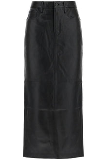  Wardrobe.Nyc leather column skirt for women