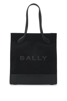  Bally n/s nylon and leather tote bag