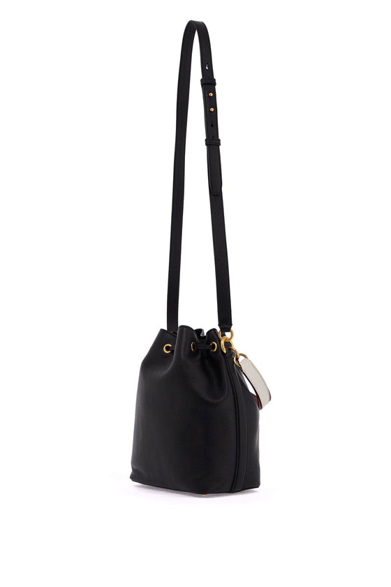 Bally bucket bag with drawstring closure