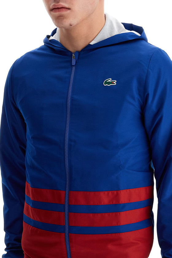 Lacoste hooded sports tracksuit