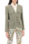 Etro fitted jacket with padded shoulders