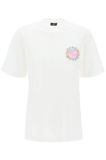  Etro floral pegasus embroidered t-shirt