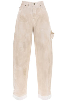  Darkpark audrey marble-effect cargo jeans