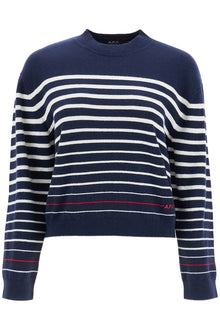  A.P.C. "striped wool billie pullover