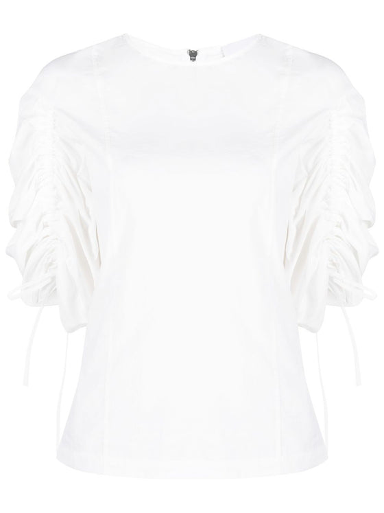 Erika Cavallini Semi-Couture Top White