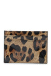 Dolce & gabbana leopard print leather cardholder